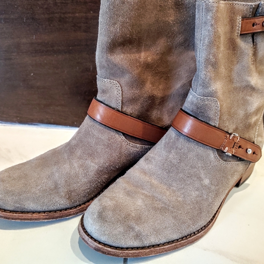 Coach Suede Amy Rough Boots